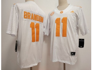 Tennessee Volunteers #11 Faizon Brandon F.U.S.E Limited Jersey White