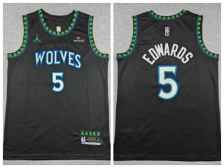 Minnesota Timberwolves #5 Anthony Edwards 2026 Swingman Jersey Black