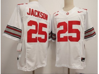 Ohio State Buckeyes #25 Bo Jackson 2026 F.U.S.E Limited Jersey White