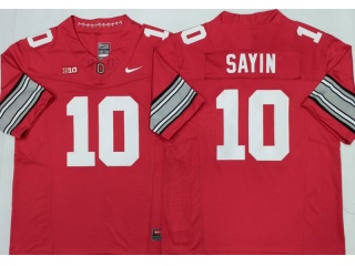 Ohio State Buckeyes #10 Julian Sayin 2026 F.U.S.E Limited Jersey Red