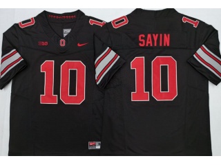 Ohio State Buckeyes #10 Julian Sayin 2026 F.U.S.E Limited Jersey Black