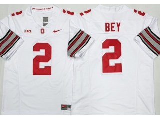 Ohio State Buckeyes #2 Legend Bey 2026 F.U.S.E Limited Jersey White