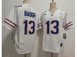 Florida Gators #13 Jadan Baugh F.U.S.E Limited Jersey White