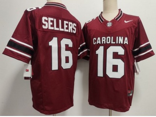 South Carolina Gamecocks #16 LaNorris Sellers F.U.S.E Limited Jersey Red