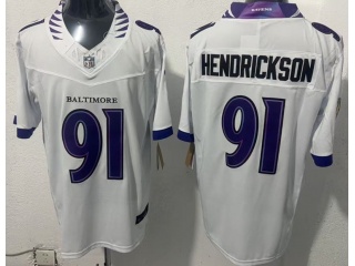 Baltimore Ravens #91 Trey Hendrickson 2026 Limited Jersey White