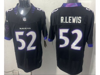 Baltimore Ravens #52 R.Lewis 2026 Limited Jersey Black