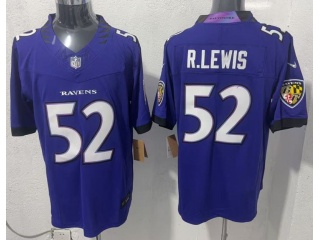 Baltimore Ravens #52 R.Lewis 2026 Limited Jersey Purple