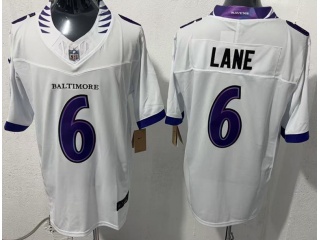 Baltimore Ravens #6 Ja'Kobi Lane 2026 Limited Jersey White