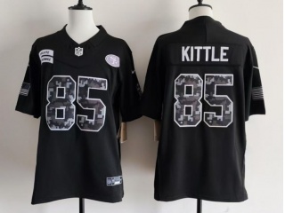 San Francisco 49ers #85 George Kittle 2026 Salute to Service Limited Jersey Black
