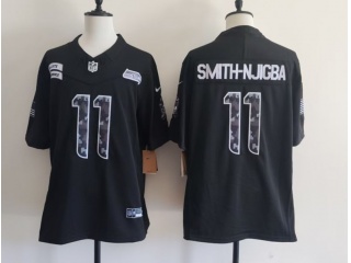 Seattle Seahawks #11 Jaxon Smith-Njigba 2026 Salute to Service Limited Jersey Black