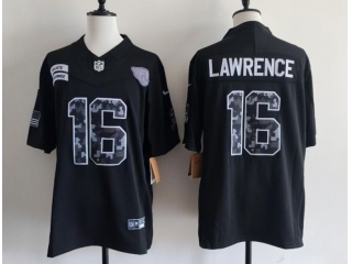 Jacksonville Jaguars #16 Trevor Lawrence 2026 Salute to Service Limited Jersey Black