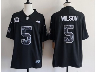 New York Jets #5 Garrett Wilson 2026 Salute to Service Limited Jersey Black