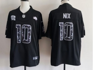 Denver Broncos #10 Bo Nix 2026 Salute to Service Limited Jersey Black