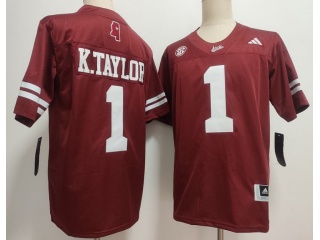 Mississippi State Bulldogs #1 Kamario Taylor F.U.S.E Limited Jersey Red