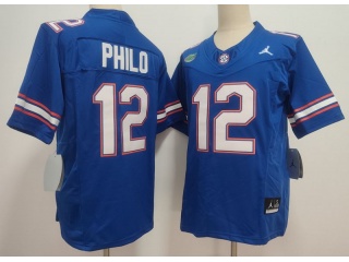 Florida Gators #12 Aaron Philo F.U.S.E Limited Jersey Blue