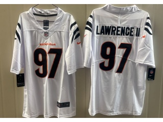 Cincinnati Bengals #97 Dexter Lawrence II Limited Jersey White