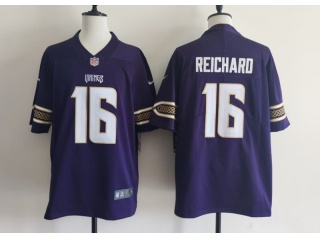 Minnesota Vikings #16 Will Reichard Rivalry Limited Jersey Purple