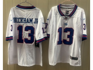 New York Giants #13 Odell Beckham Jr  Color Rush Limited Jersey White