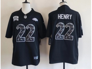 Baltimore Ravens #22 Derrick Henry 2026 Salute to Service Limited Jersey Black