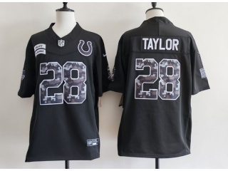 Indianapolis Colts #28 Jonathan Taylor 2026 Salute to Service Limited Jersey Black
